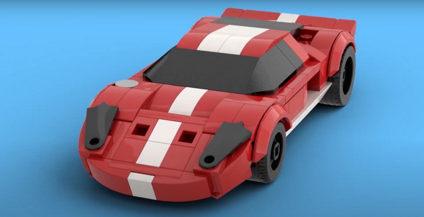 Lego Ford GT Assembled With Clever Use Of Various Parts: Video