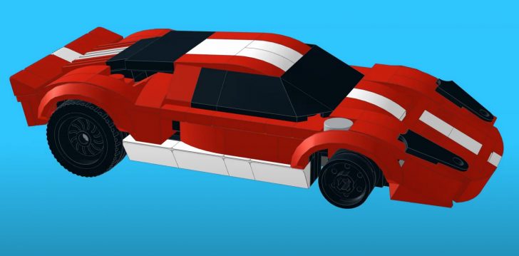 Lego Ford GT Assembled With Clever Use Of Various Parts: Video