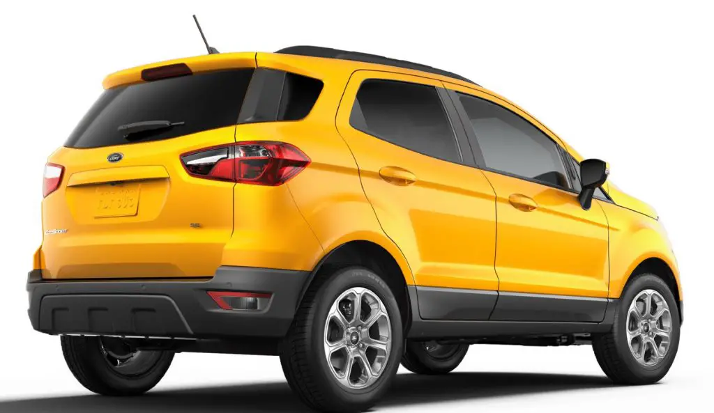 2021 Ford EcoSport Gains New Luxe Yellow Color: First Look