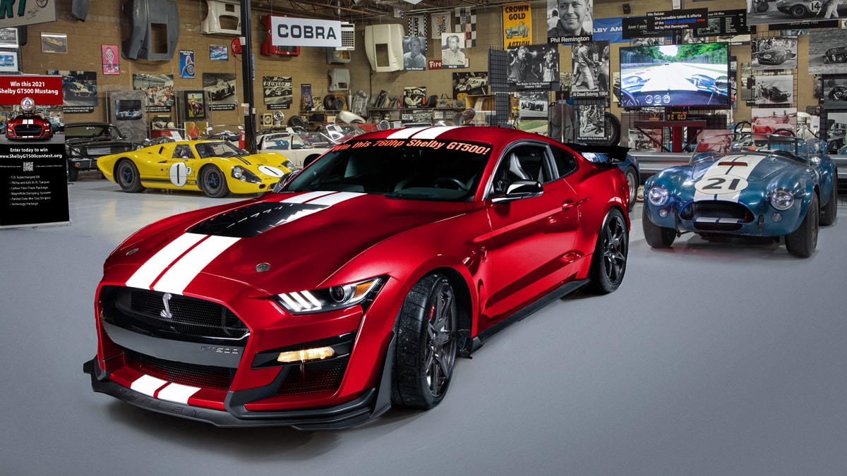 Win This Rapid Red 2021 Ford Mustang Shelby GT500, Plus $25K