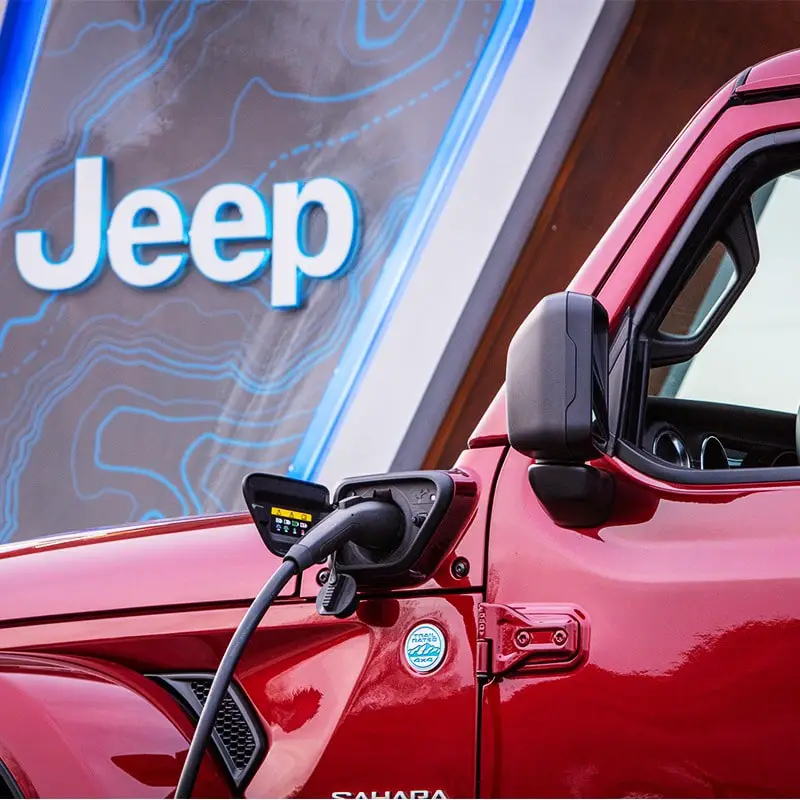 Jeep deals charging stations