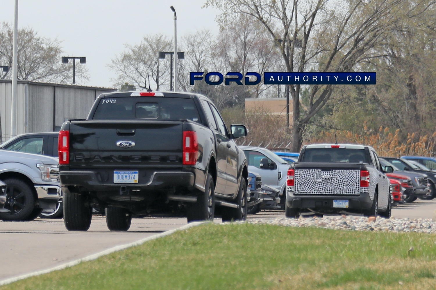 Ford Maverick Spied Testing With Ranger Providing New Size Comparison