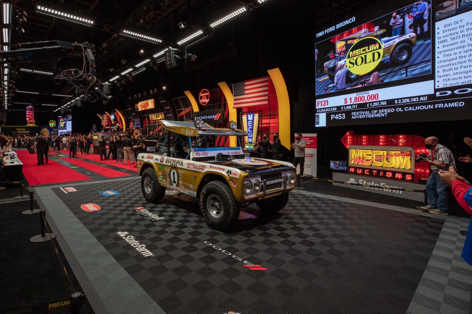 Big Oly Ford Bronco Sells For Record 1 87 Million At Auction