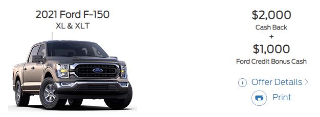 Ford F-150 discount