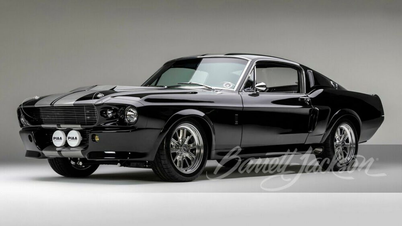 Eleanor from Gone in 60 Seconds 1967 Ford Mustang Gray w/ Black Stripes G...