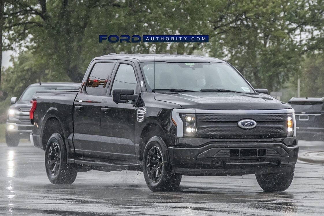 2022 Ford F-150 Lightning Prototype Caught Out In The Wild