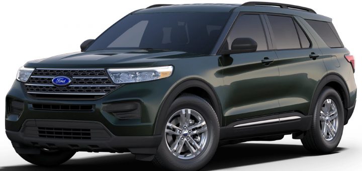 2022 Ford Explorer St Forged Green