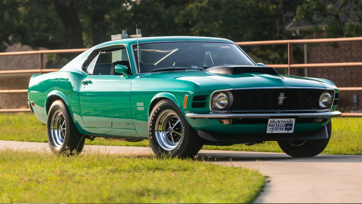 Stunningly Restored 1970 Ford Mustang Boss 429 Heads To Auction