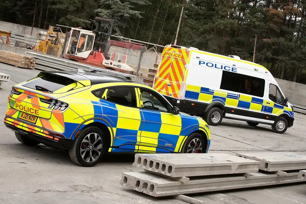 2021 Ford Mustang Mach-E Police Car Concept Debuts In UK