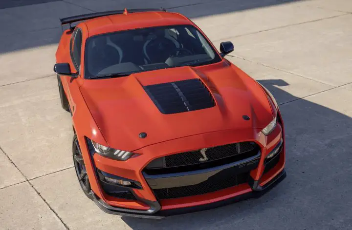 2022 ford mustang competition orange