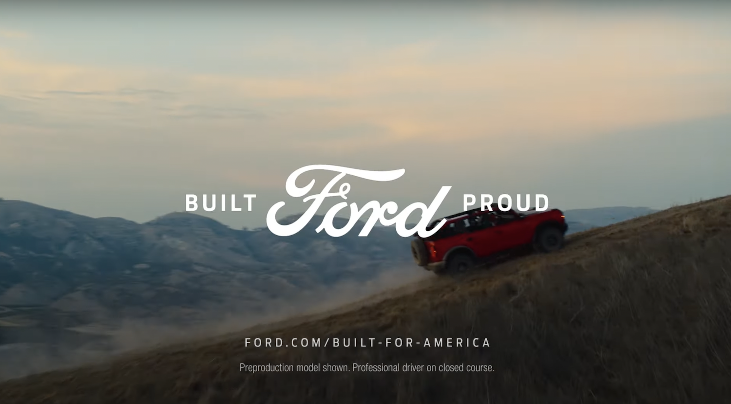 Ford Bronco EV Potentially Teased In Recent 'Built For America' Ad