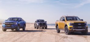 The Australian Ford Ranger lineup.