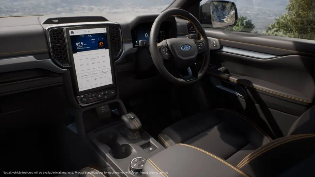 2023 Ford Ranger Comes Standard With Digital Instrument Cluster