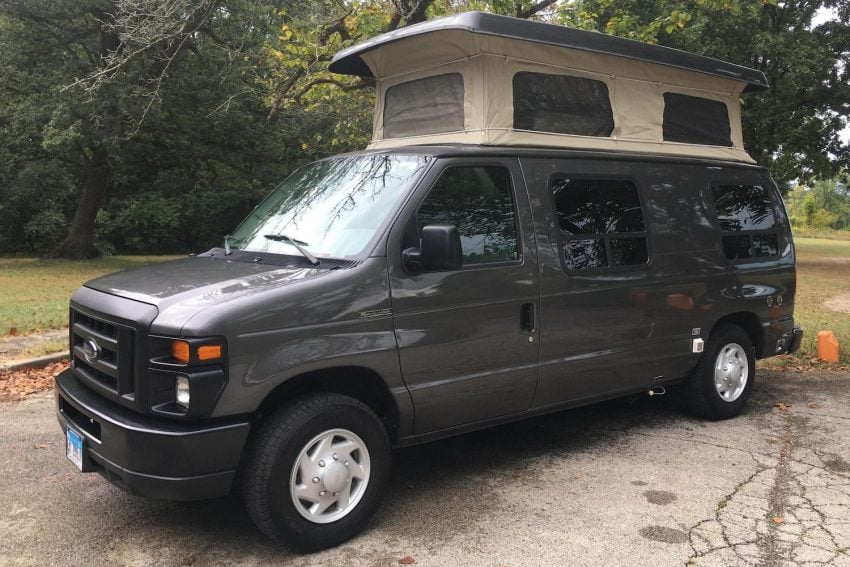 Convert ford econoline to hot sale camper