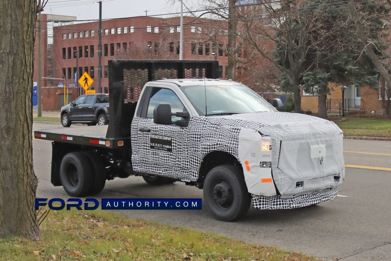 2023 Ford F350 Chassis Cab Prototype Spotted Testing