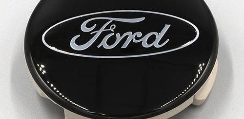 F-150 2018-2020 Front/Rear Smoke Chrome Black Ford Oval Emblem w/ Camera