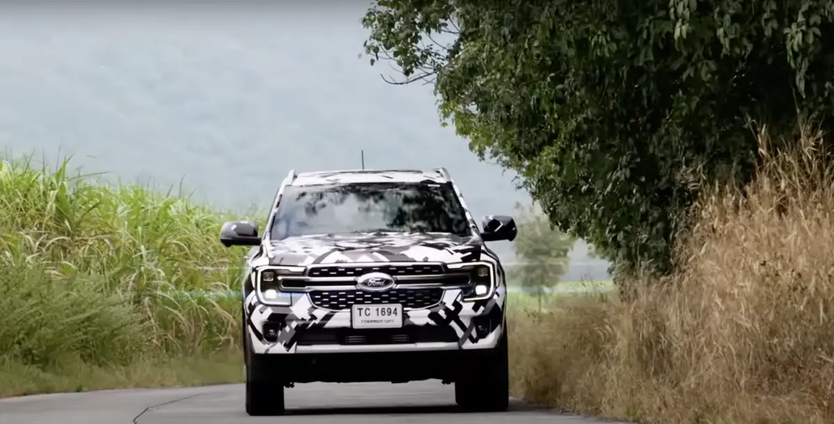 Next Gen Ford Everest Teased With Exposed Front End, Very Little Camo