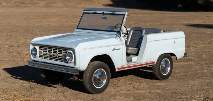 1966 Ford Bronco U13 Roadster Is Very Rare