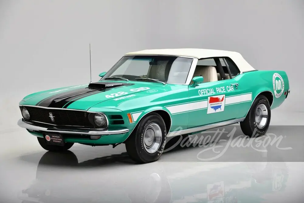 1970 Ford Mustang 428 Cobra Jet Convertible Pace Cars Head To Auction