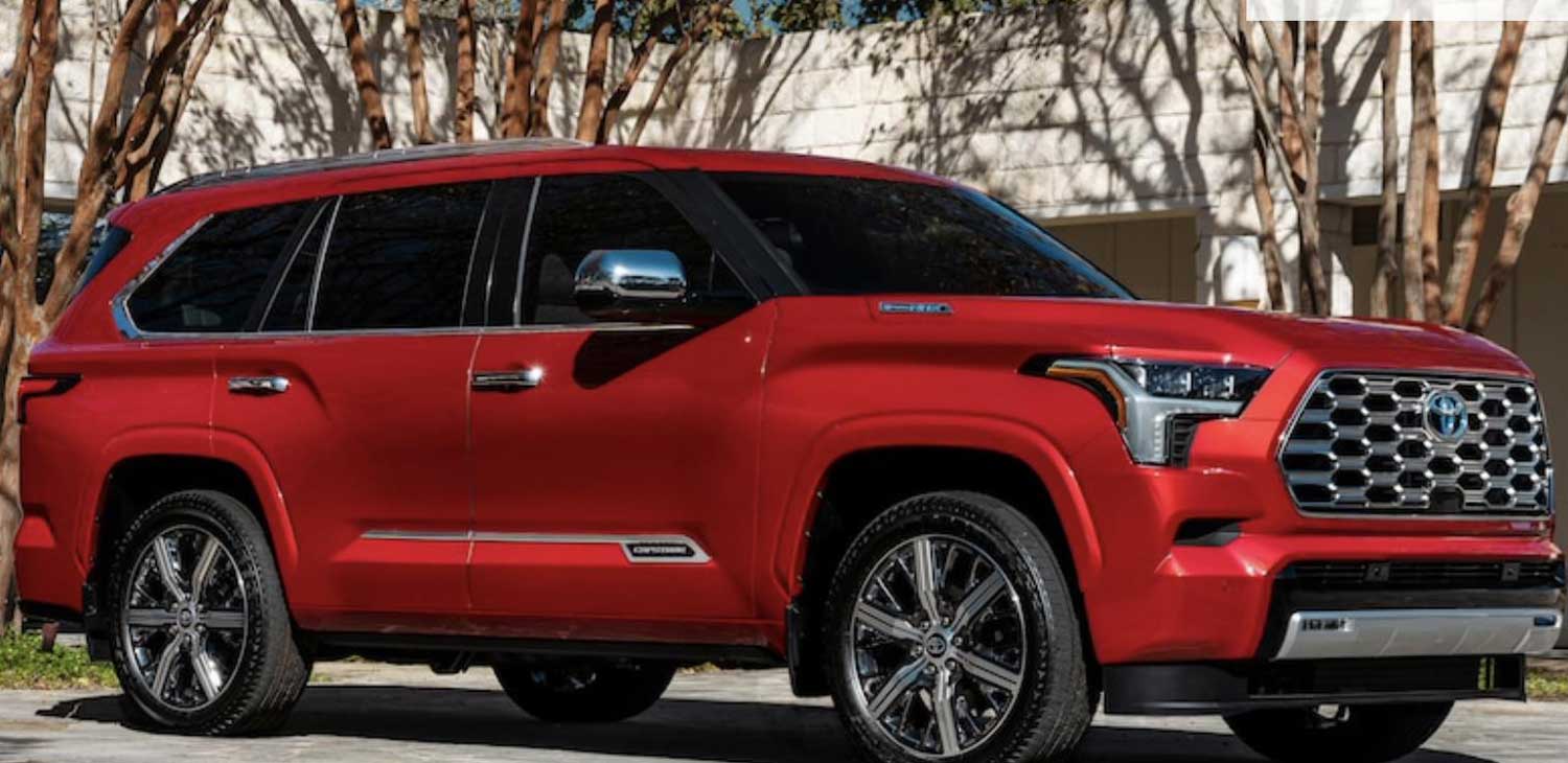 2023 Toyota Sequoia Ford Expedition Rival Leaked Ahead Of Debut