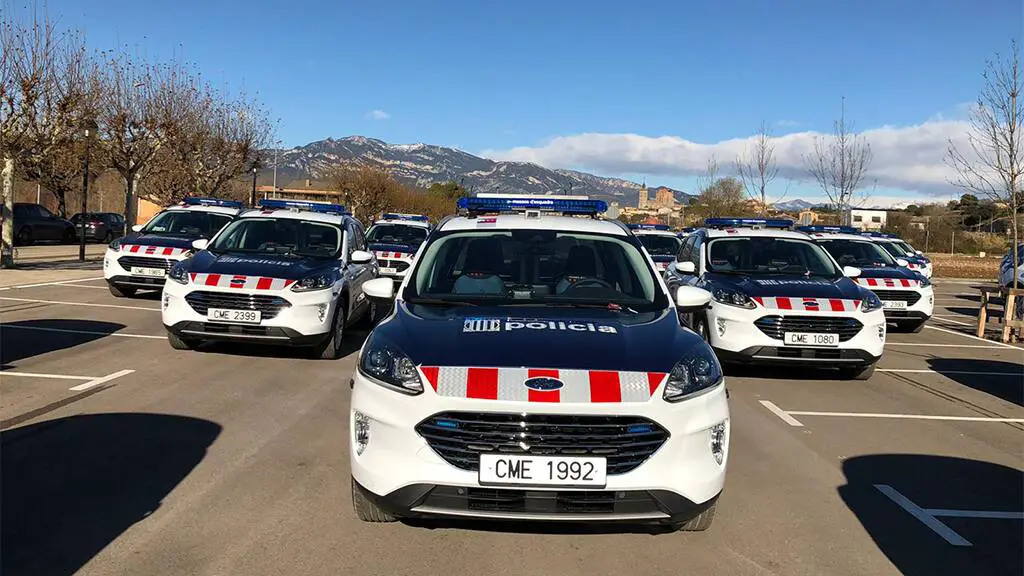 Ford Kuga Hybrid Patrol Vehicles Now Patrolling Streets Of Catalonia