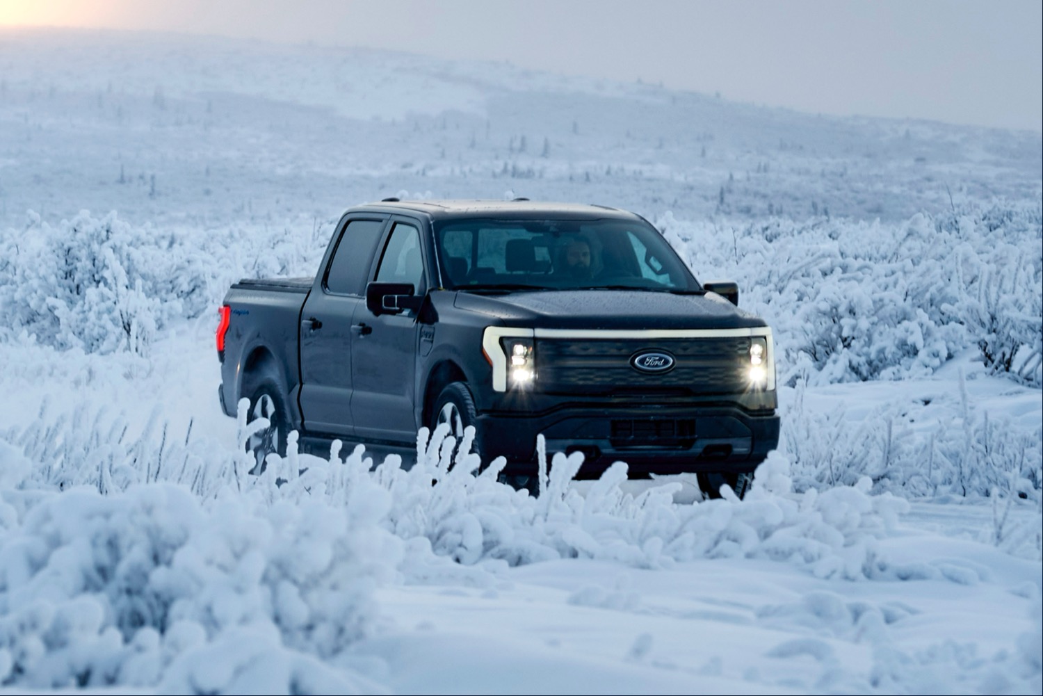 2022 Ford F-150 Lightning Underwent Cold Weather Testing In Alaska