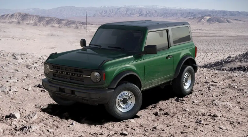 2023 Bronco Eruption Green 2022 Ford Bronco Gains New Eruption Green Metallic Color First Look