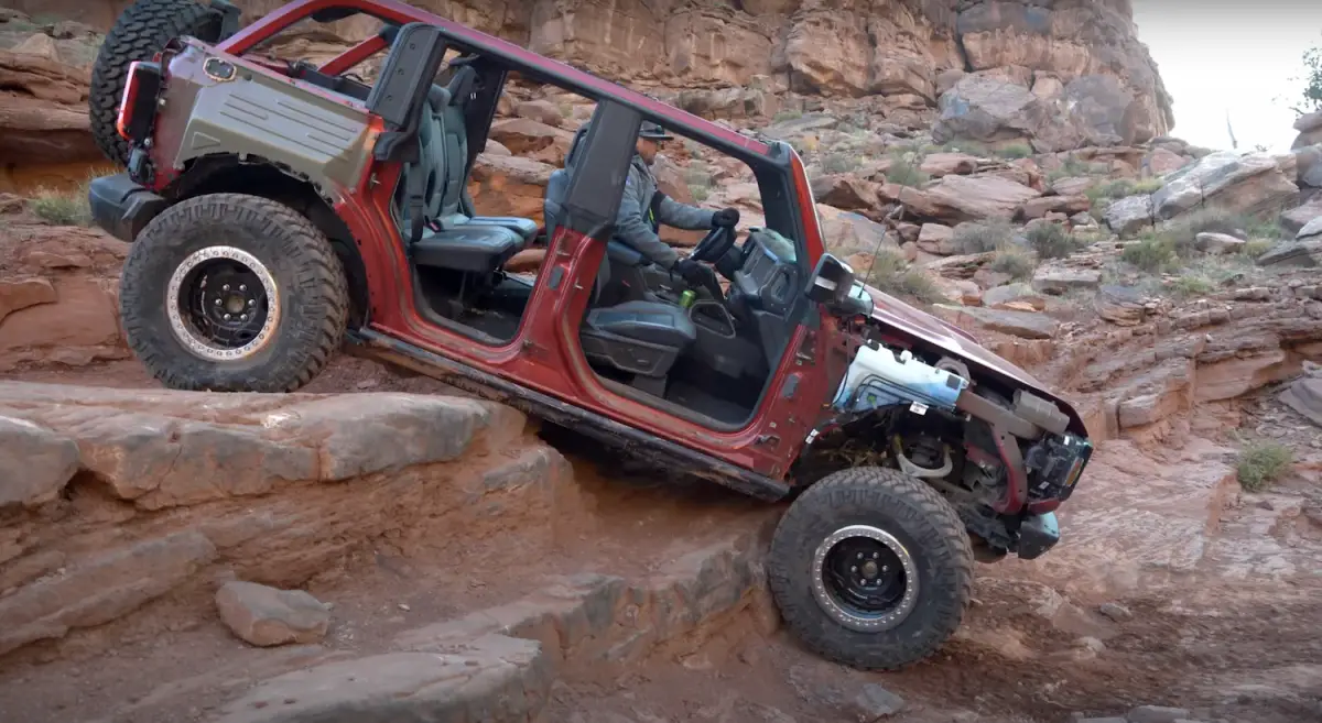 Watch A Stock, Stripped Down Ford Bronco Tackle Prichett Canyon: Video