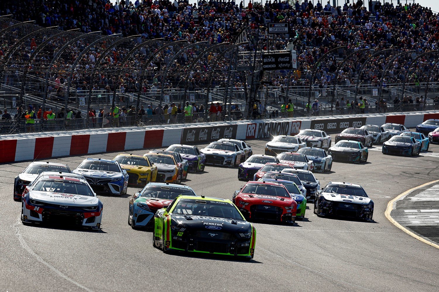 Three Nascar Ford Teams Starting In Top 10 At Richmond August 2022