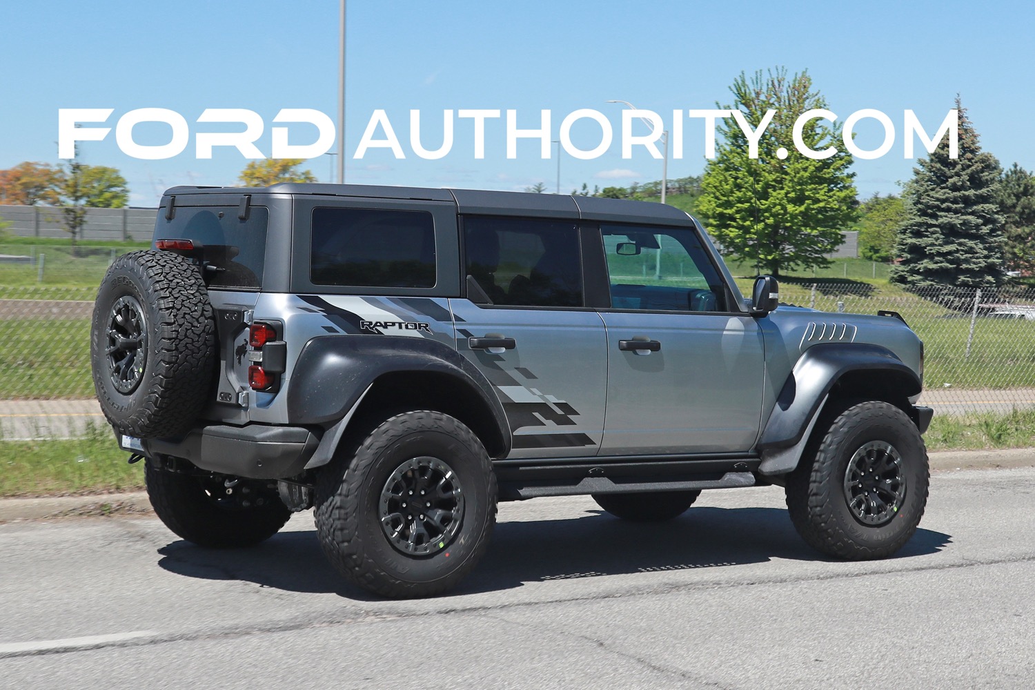 2022 Ford Bronco Raptor – Iconic Silver – Raptor Graphics Package ...