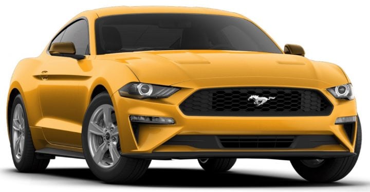 2022 mustang orange