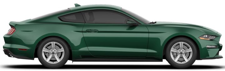 2022 mustang convertible green