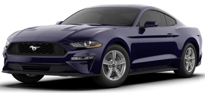 2022 blue mustang v6