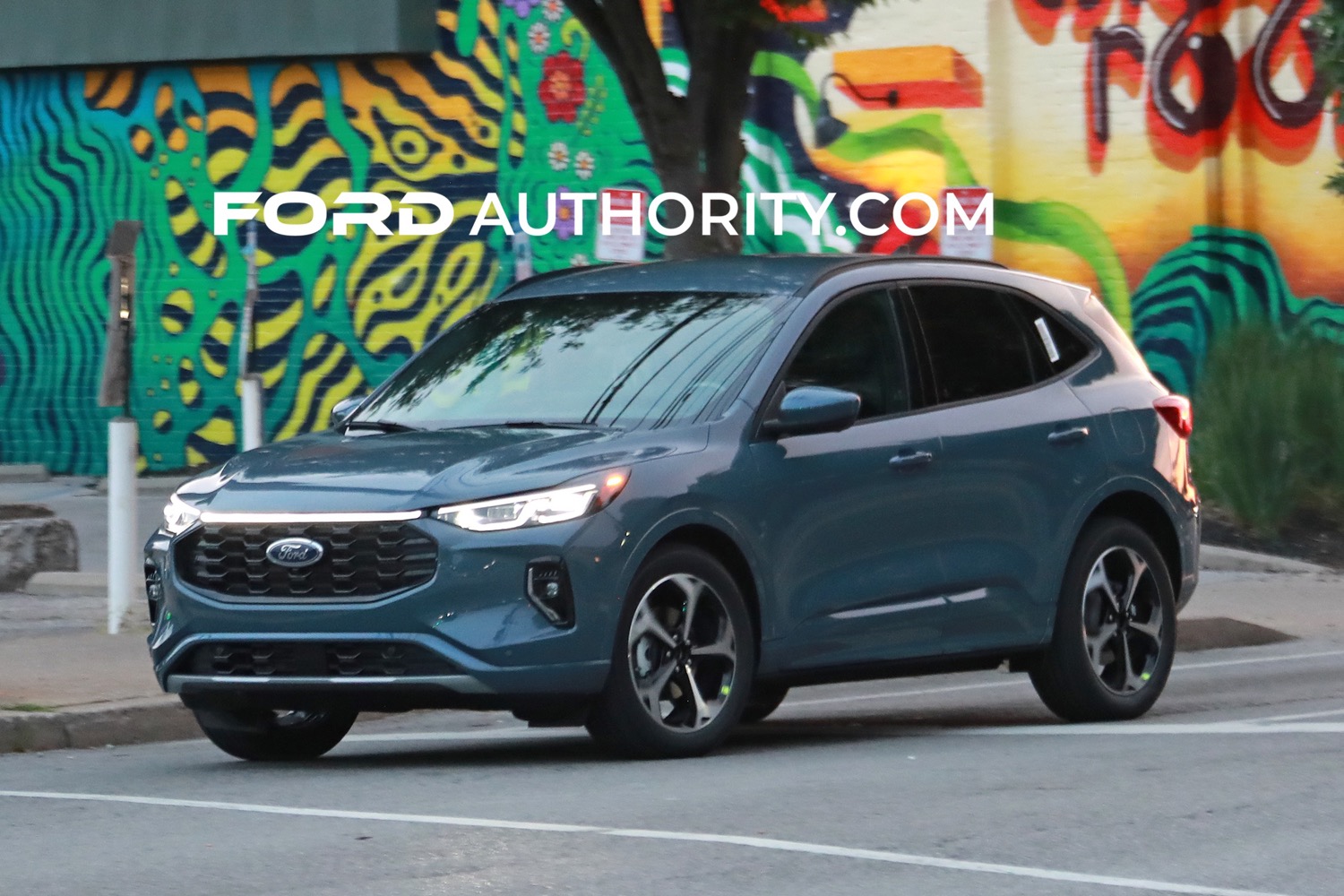 2023 Ford Escape Should Adopt Maverick S Interior Colors Shapes Ford   2023 Ford Escape Refresh First Uncovered Photos June 2022 Exterior 003 