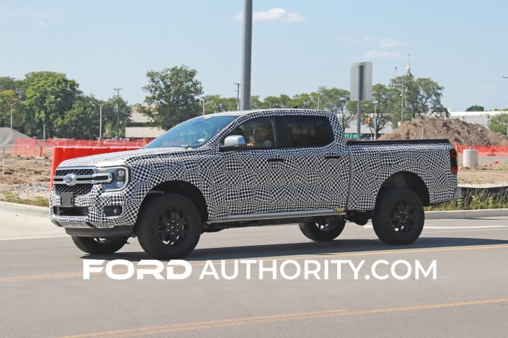 2024 Ford Ranger SuperCrew With Long Bed Spotted Testing In U.S.