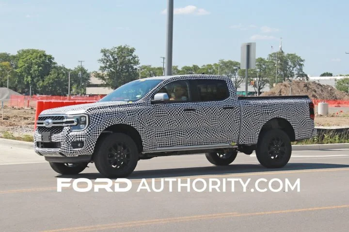 2024 Ford Ranger SuperCrew With Long Bed Spotted Testing In U.S.