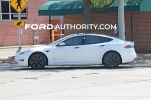 Tesla Model S Plaid spotted being benchmarked by General Motors