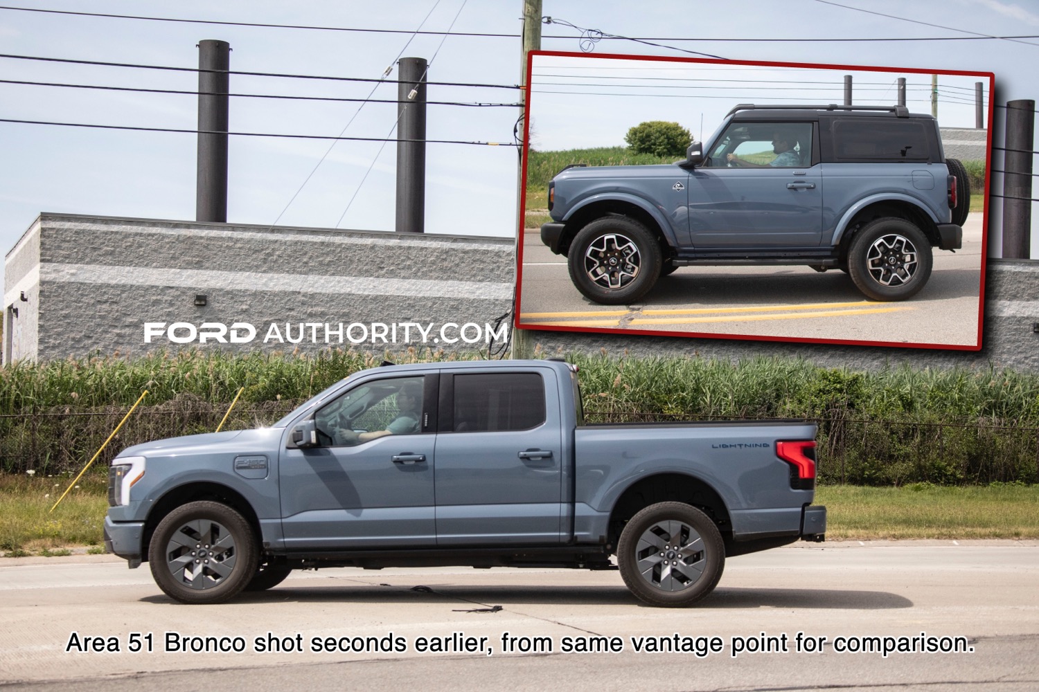 2023 Ford F-150 Lightning Pickups In Area 51: Real World Photo Gallery