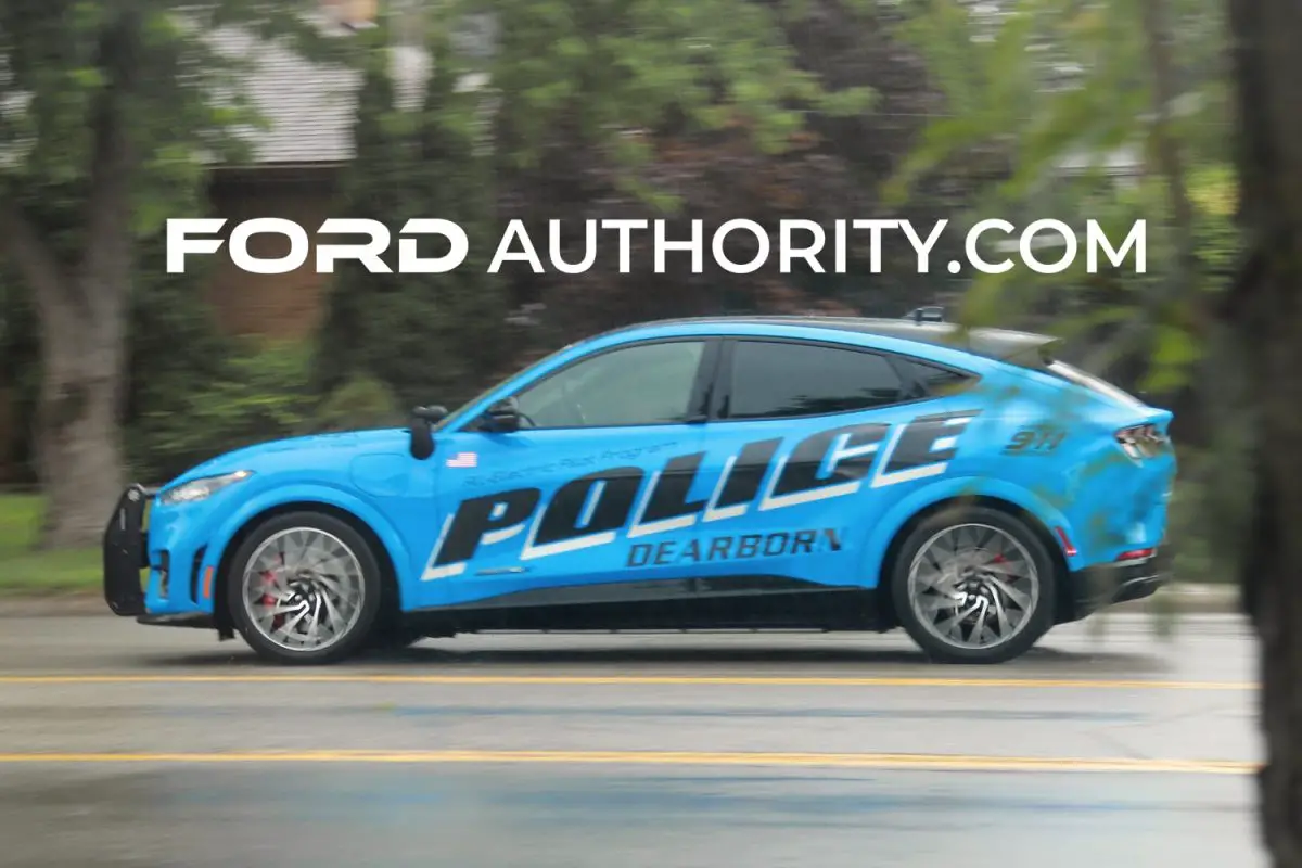 Ford Mustang MachE Dearborn Police Vehicle Live Photo Gallery