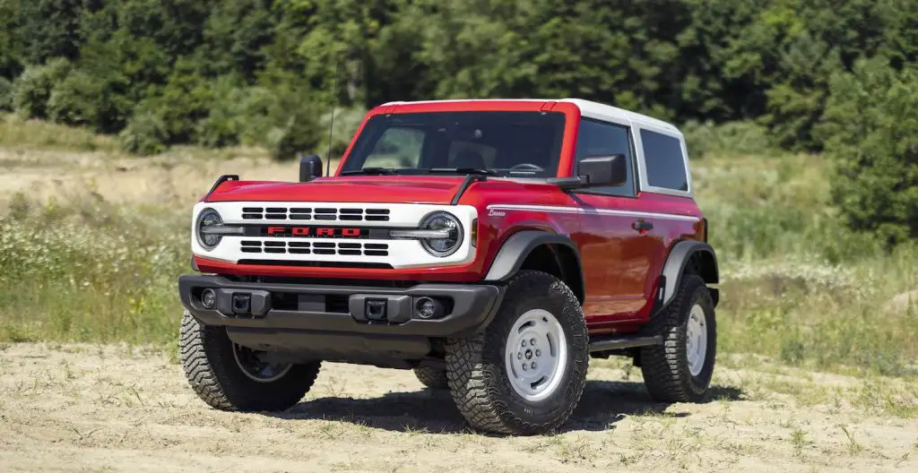 2023 Ford Bronco Heritage Edition Trims Are Late Availability