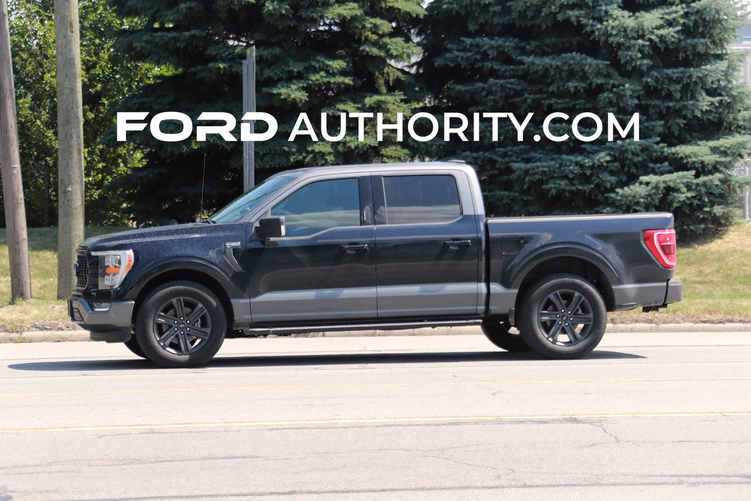 2025 Ford F150 Heritage Edition In Antimatter Blue Live Photo Gallery