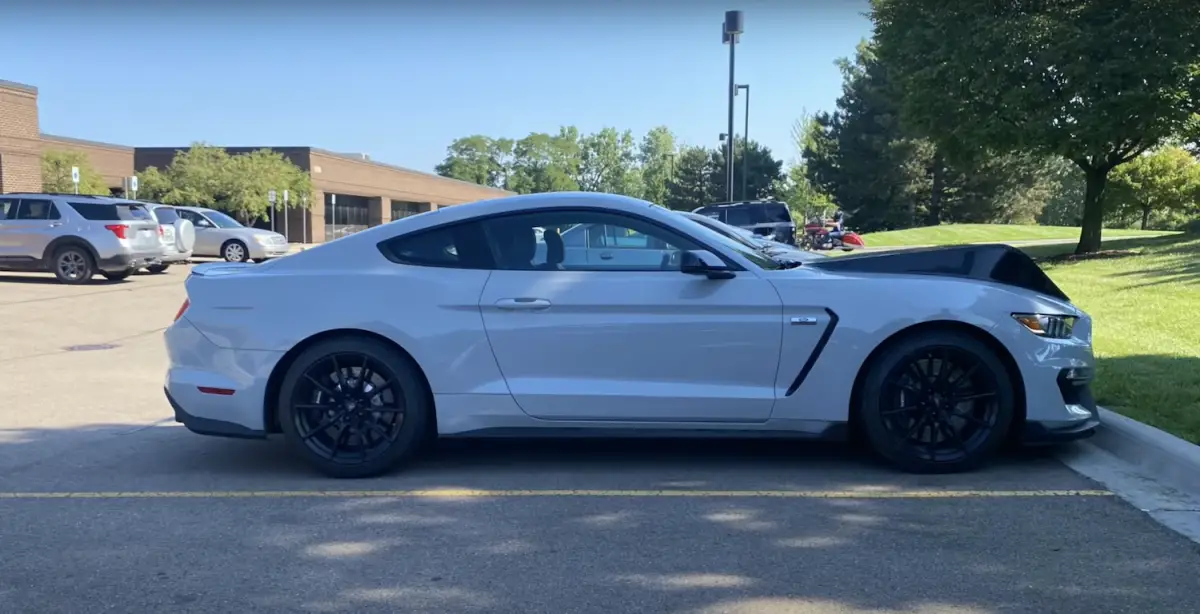 Ford Mustang Shelby Gt350 Prototype Is 7 3l Godzilla V8 Test Bed Video