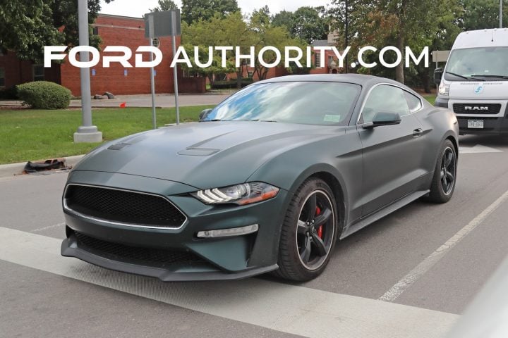 Ford Mustang Bullitt Spotted Testing In Matte Dark Green Paint