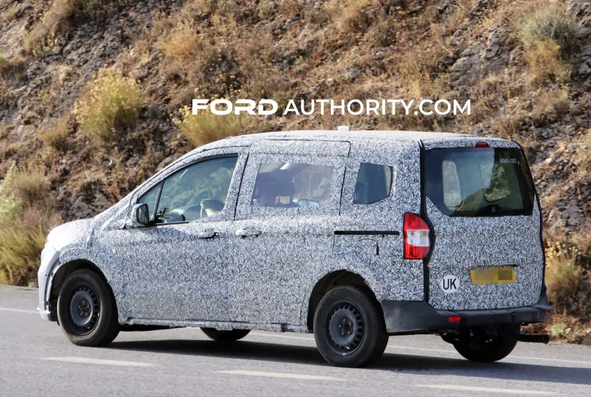 Next-Generation Ford Transit Courier Van Spotted Testing For First Time