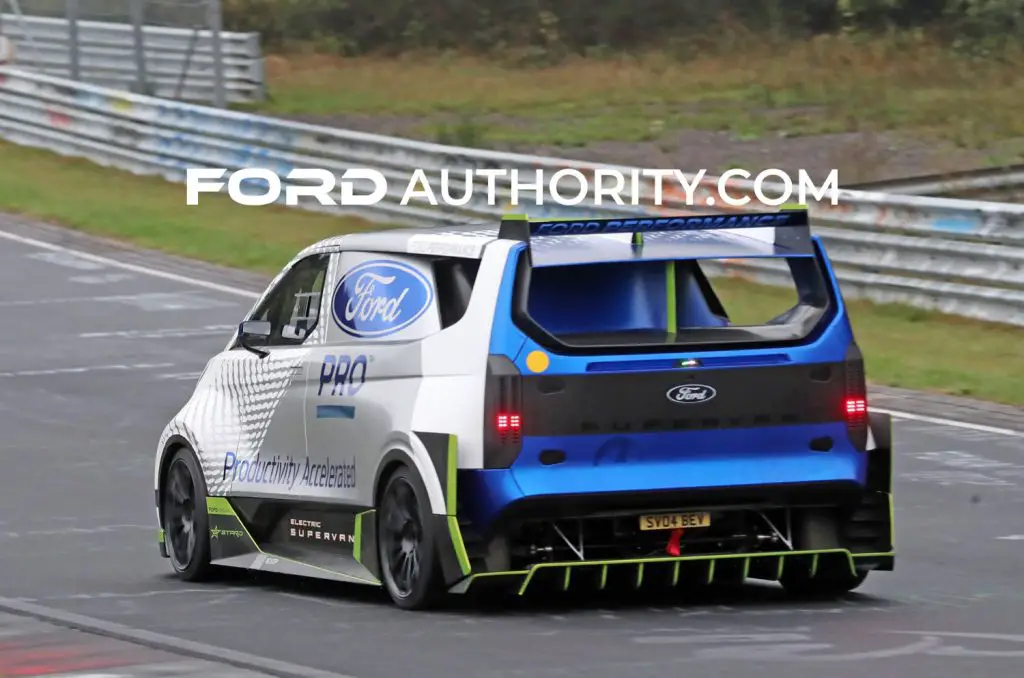 Ford Pro Electric Supervan Spotted On N Rburgring