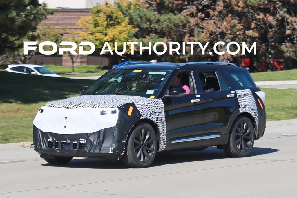 2024 Ford Explorer ST Prototype Spotted Testing For First Time