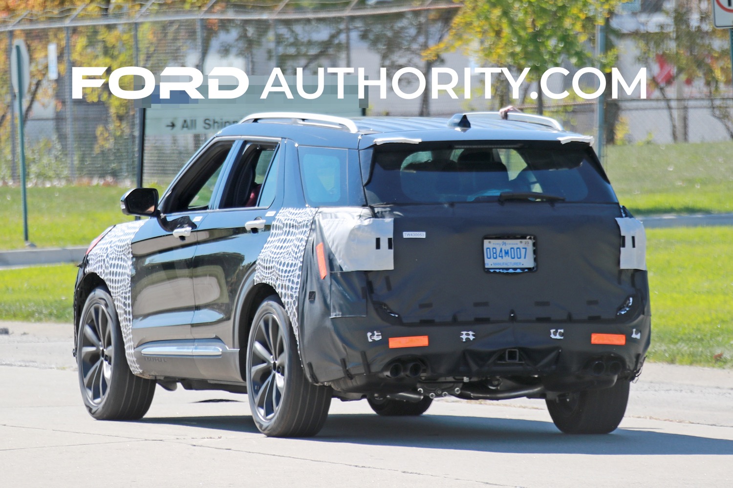 2024 Ford Explorer ST Prototype Spotted Testing For First Time