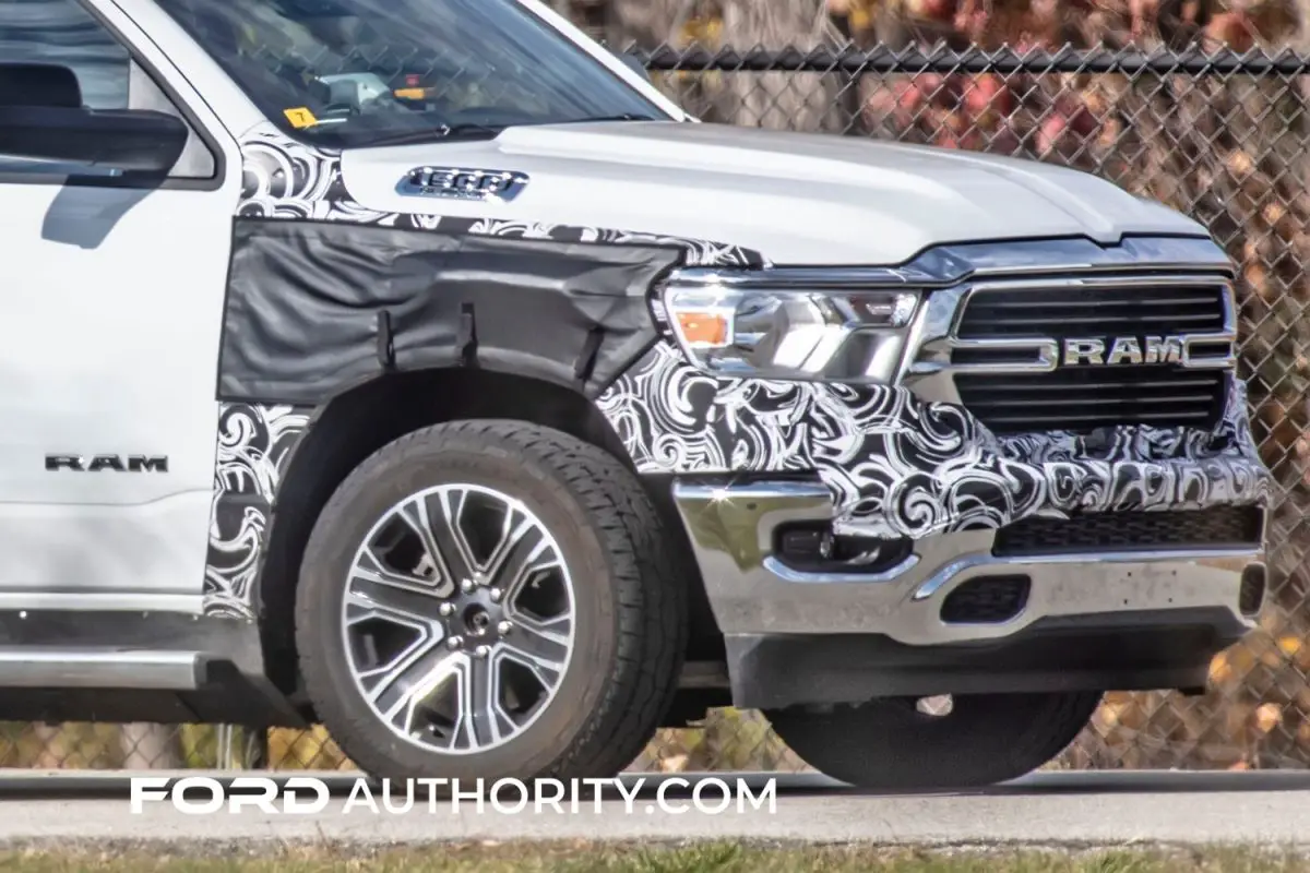 Ram 1500 EV Mule Spotted, Will Compete With F-150 Lightning