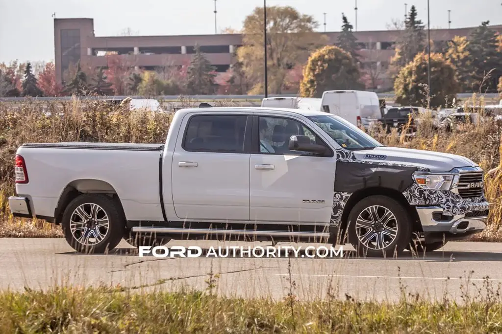 Ram 1500 EV Mule Spotted, Will Compete With F-150 Lightning