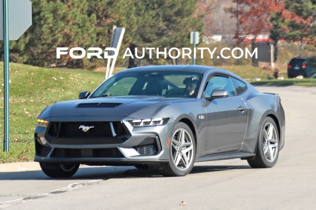 2024 Ford Mustang GT 5.0 Coupe Gray First Real World Photos